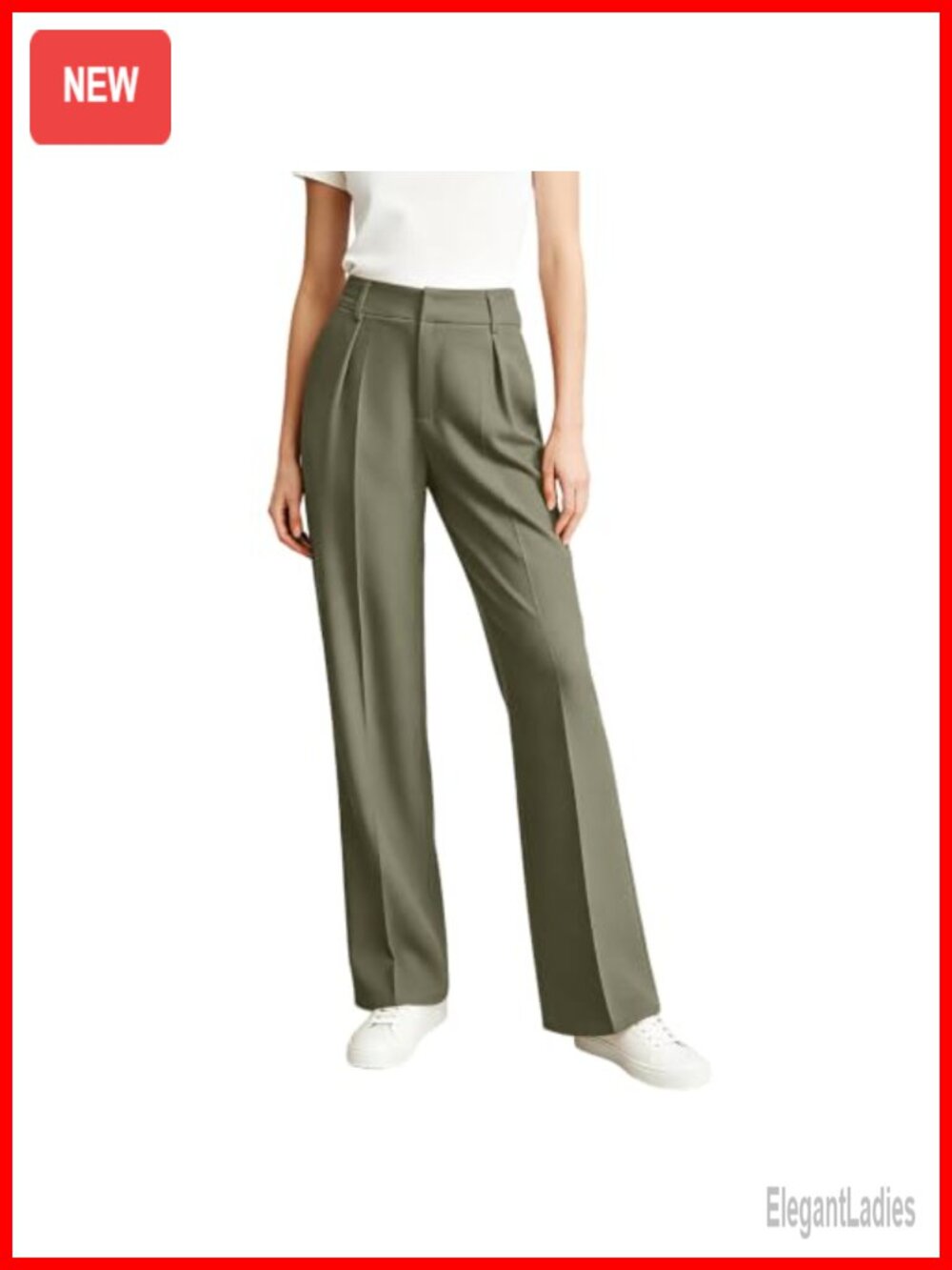 Womens Wide Leg Dress Pants High Waist Business Casual Trousers